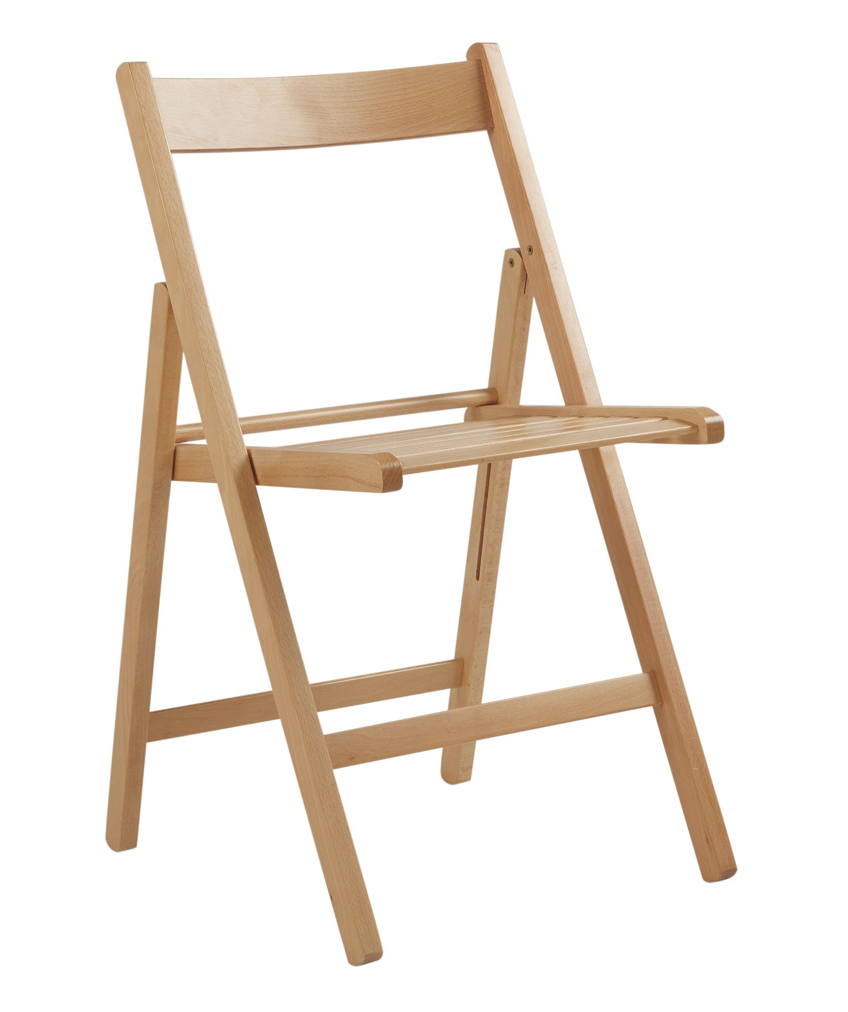 Habitat Wooden Folding Chair - Light Wood