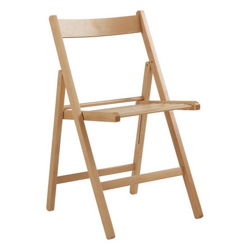 Buy Argos Home Wooden Folding Chair - Natural | Dining chairs | Argos