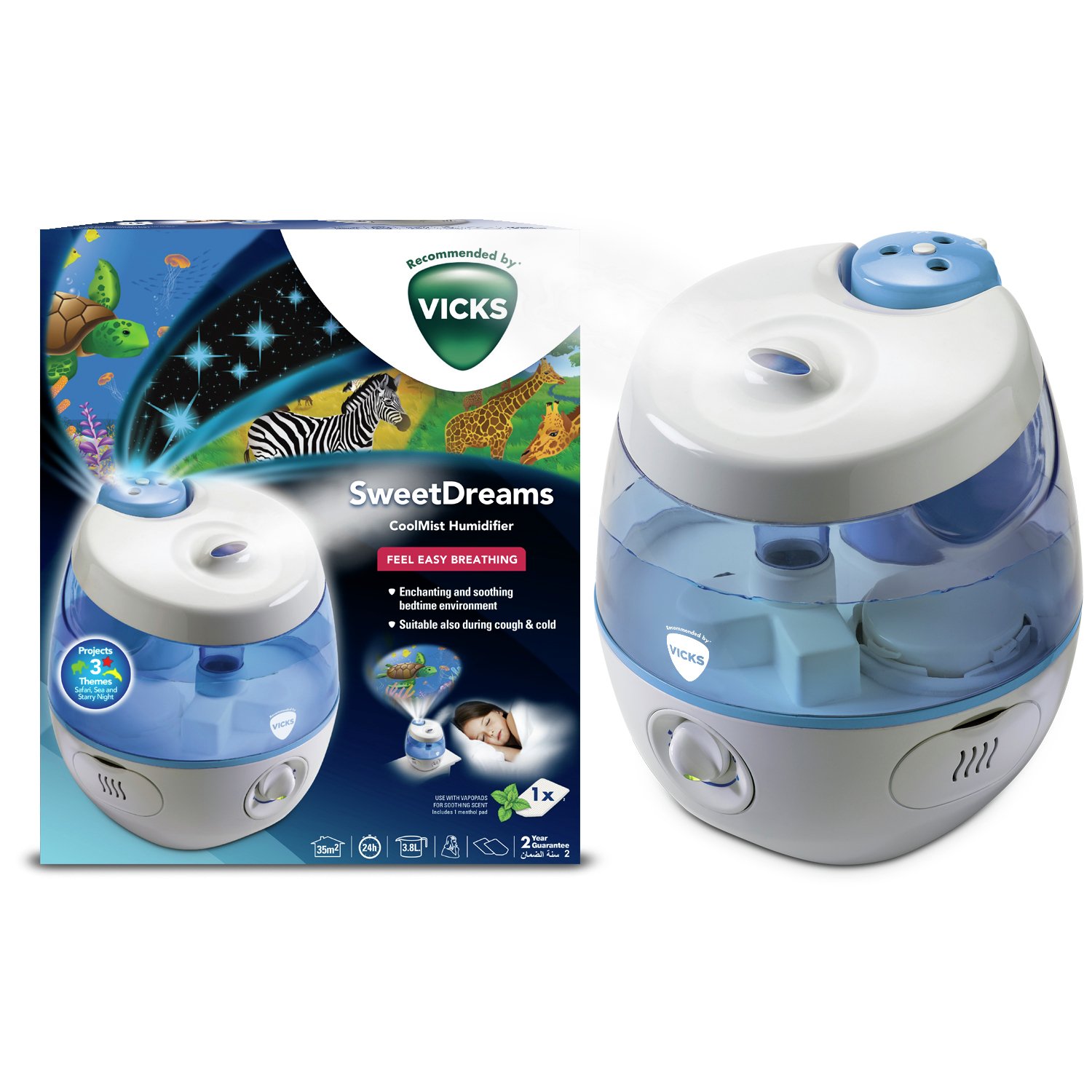 Vicks SweetDreams Ultrasonic Humidifier