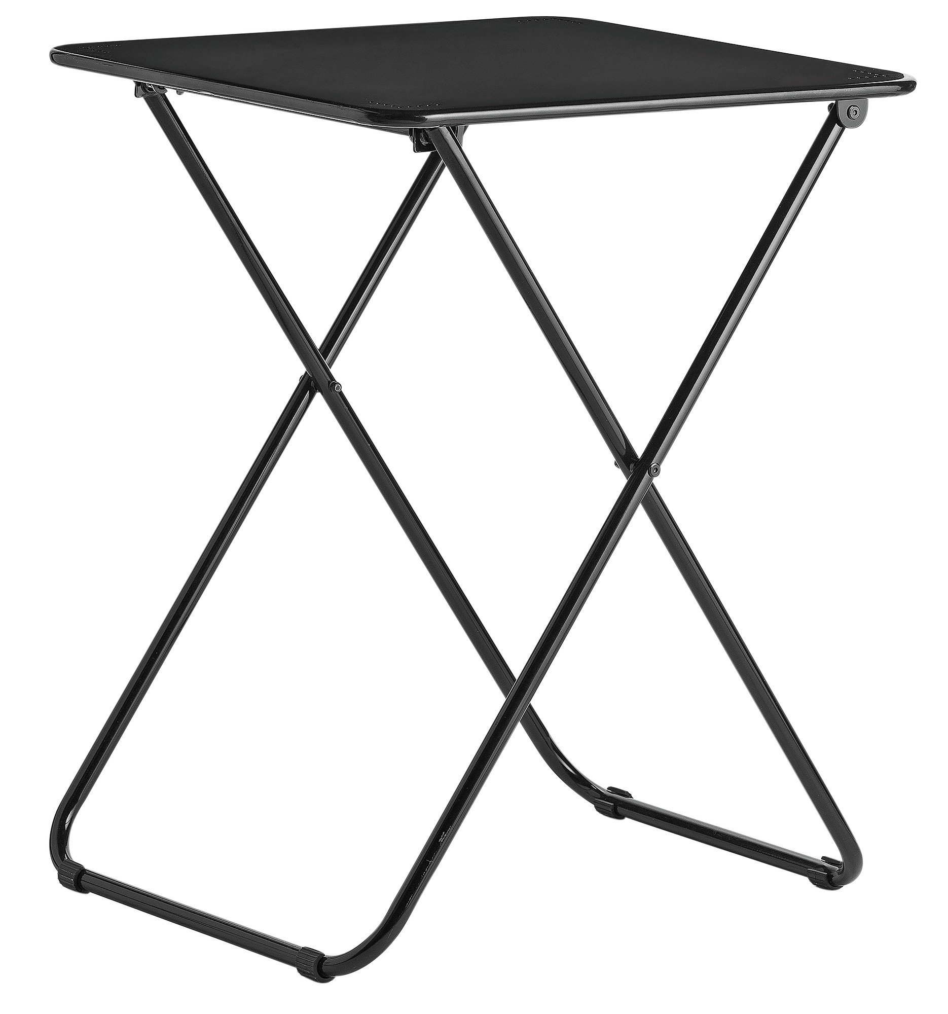 Habitat Airo Foldable Metal 2 Seater Dining Table - Black