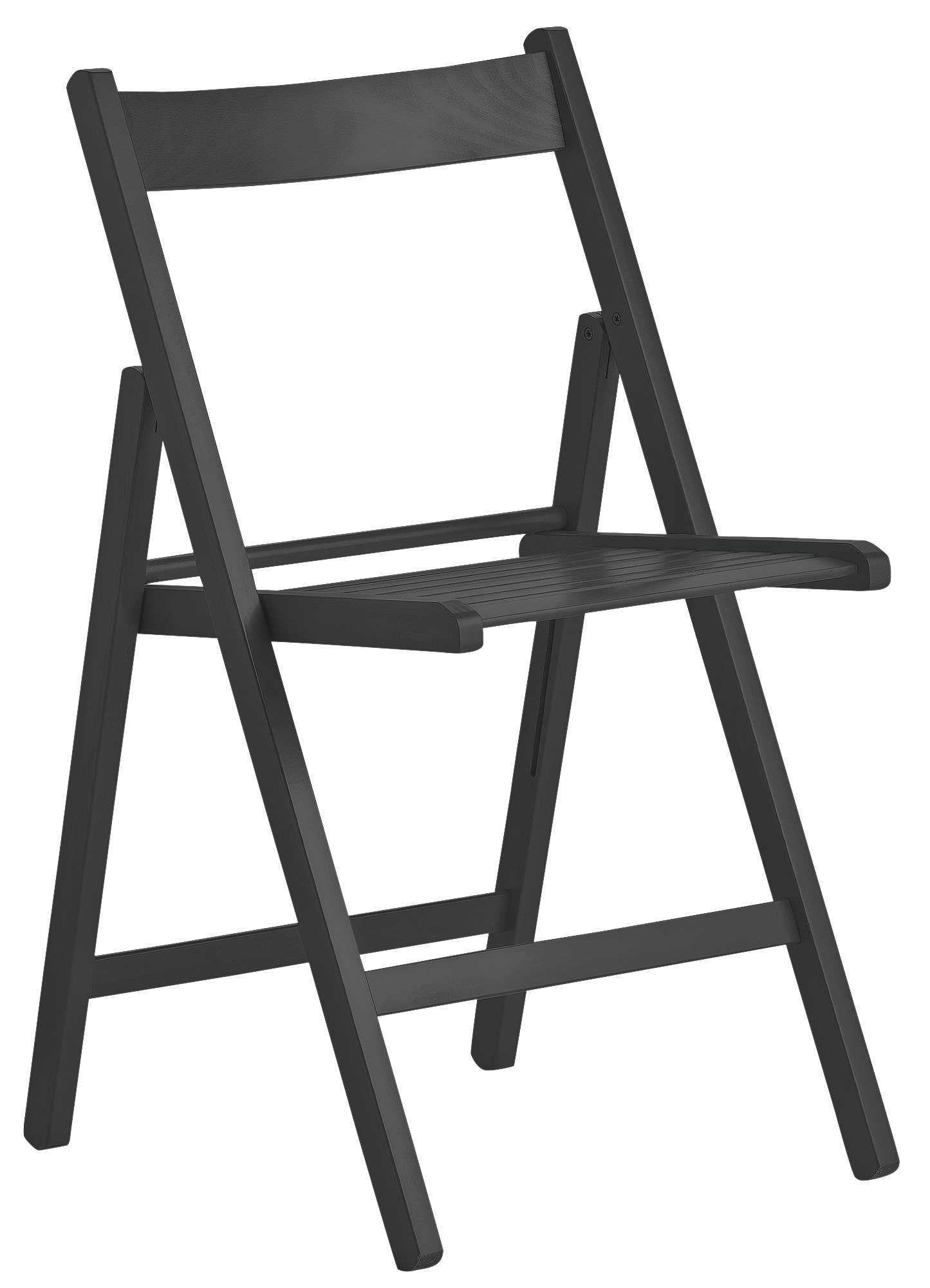 Argos Home Wooden Folding Chair - Black