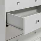 Buy Argos Home Malibu 4 Drawer Wide Chest - White | Chest of drawers ...