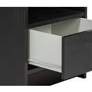 Buy Argos Home Malibu 1 Drawer Bedside Table - Black Oak Effect ...