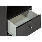 Buy Argos Home Malibu 1 Drawer Bedside Table - Black Oak Effect 