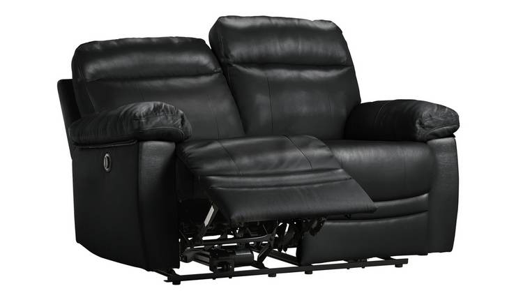 Black leather recliner chair argos hot sale