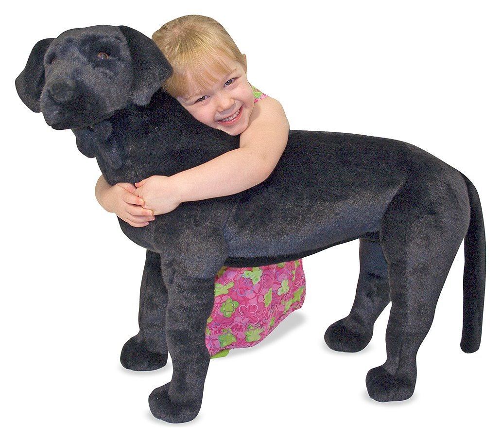 Melissa & Doug Black Lab Soft Toy