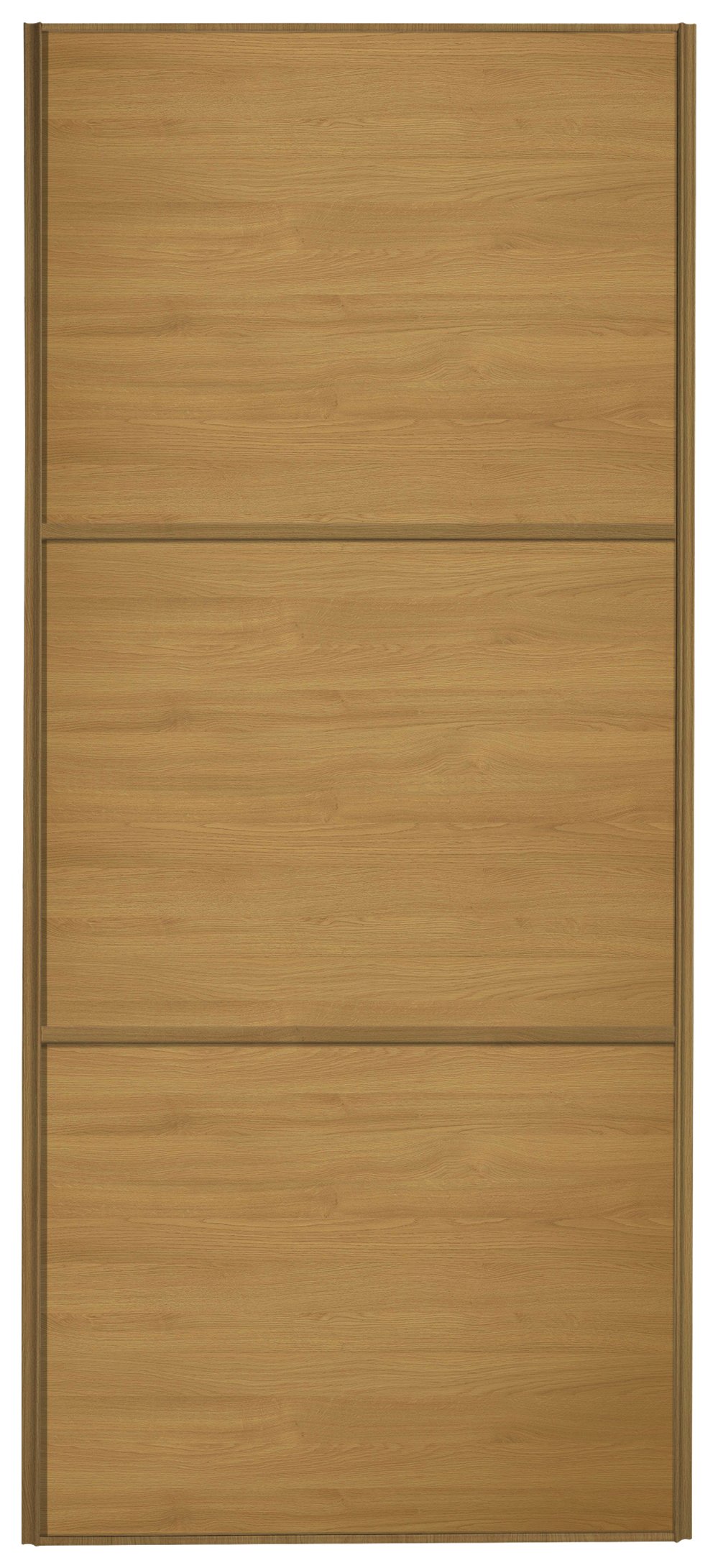 Sliding Wardrobe Door W762mm 3 Panel Oak review