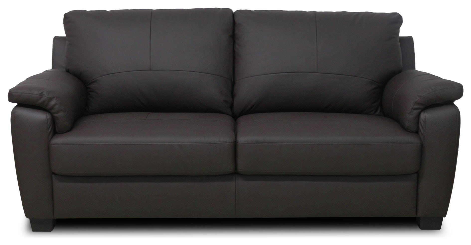 Argos Home Antonio 3 Seater - Leather Sofa