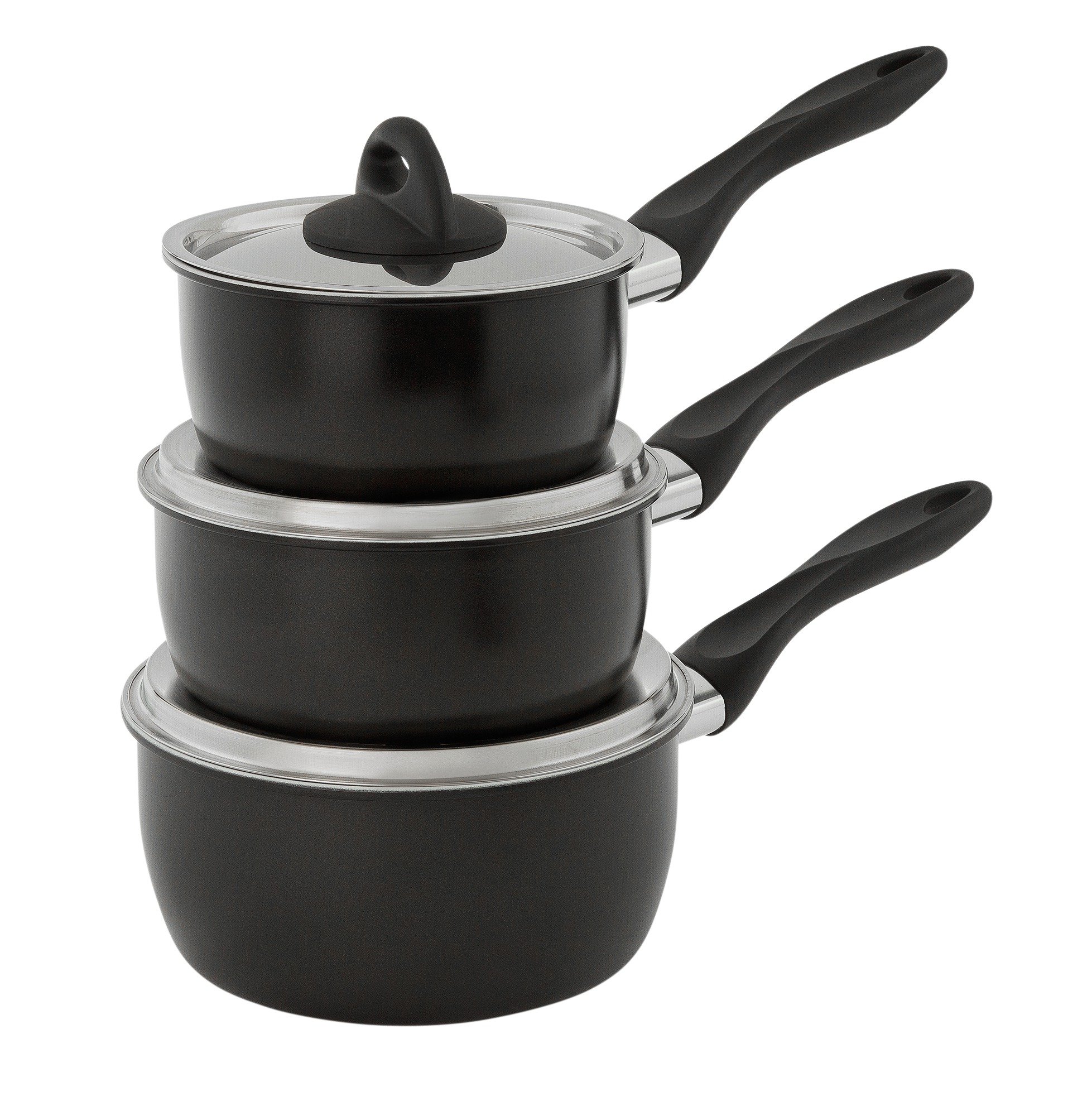 Argos Home 3 Piece Ceramic Non-Stick Pan Set