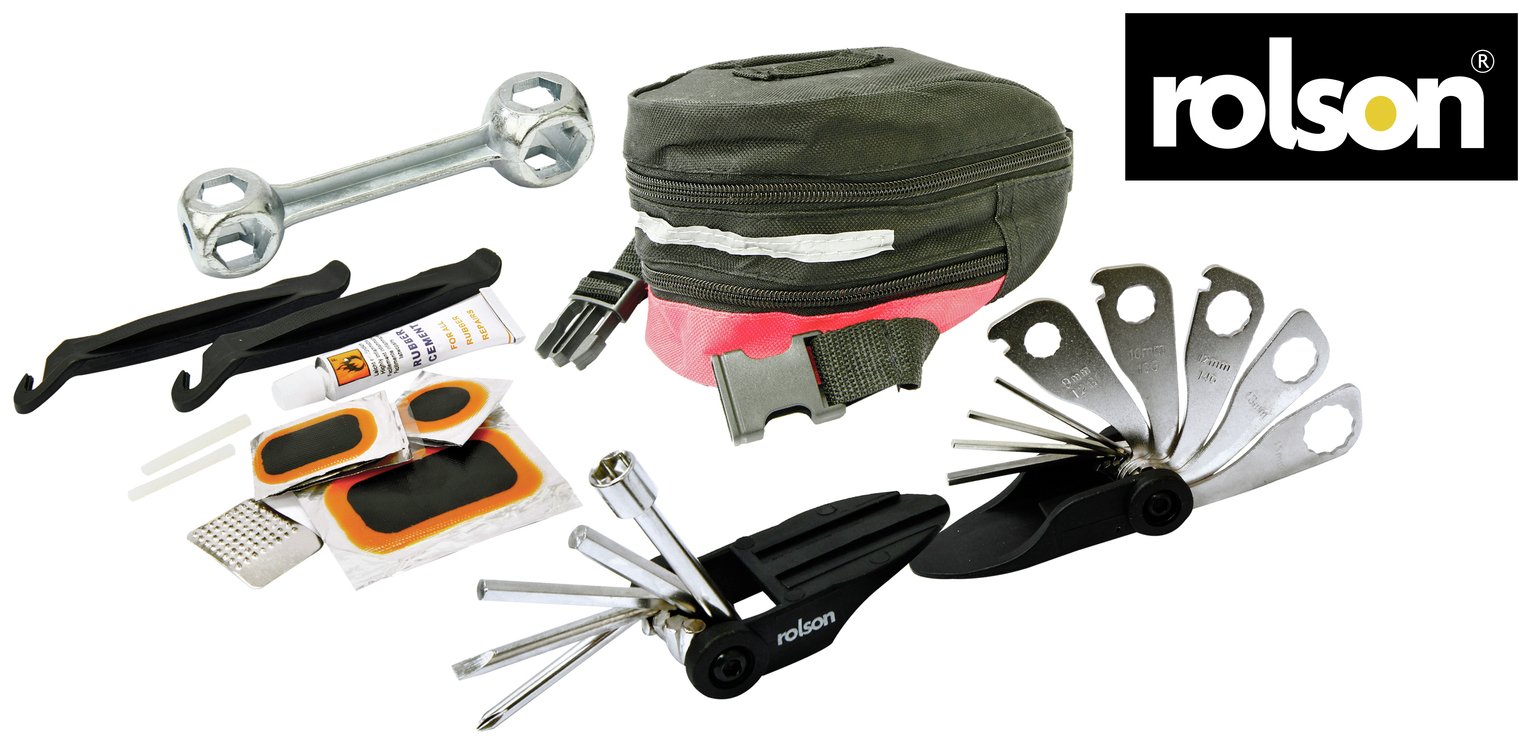Rolson 33 Piece Bike Tool and Puncture Repair Kit Review