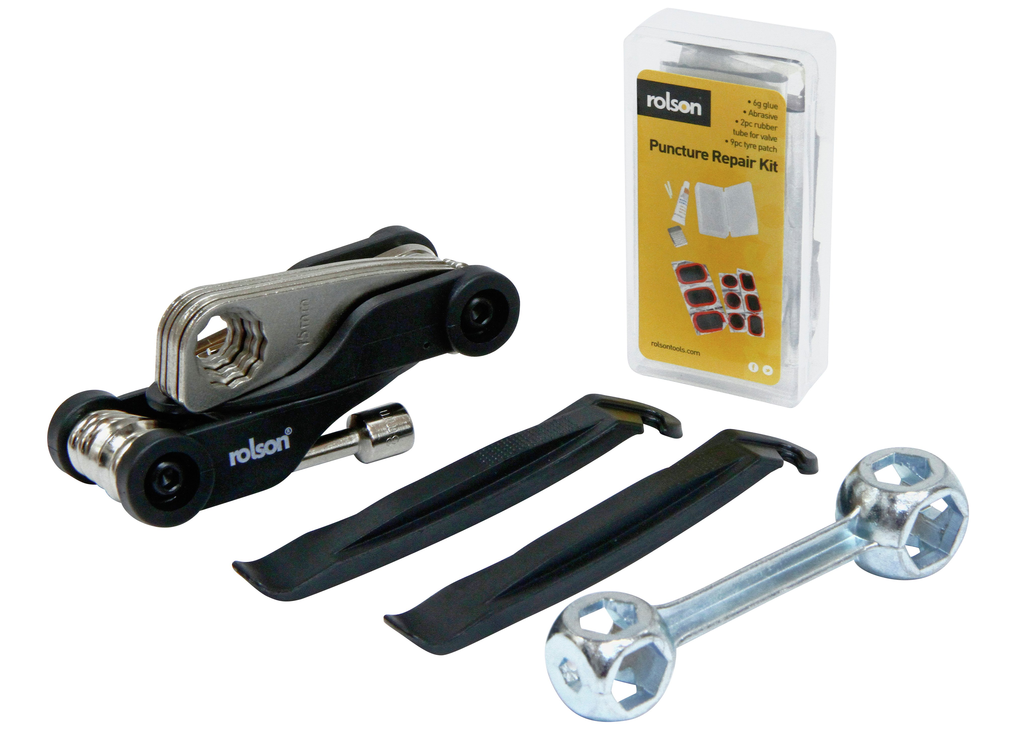 Rolson 33 Piece Bike Tool and Puncture Repair Kit Review