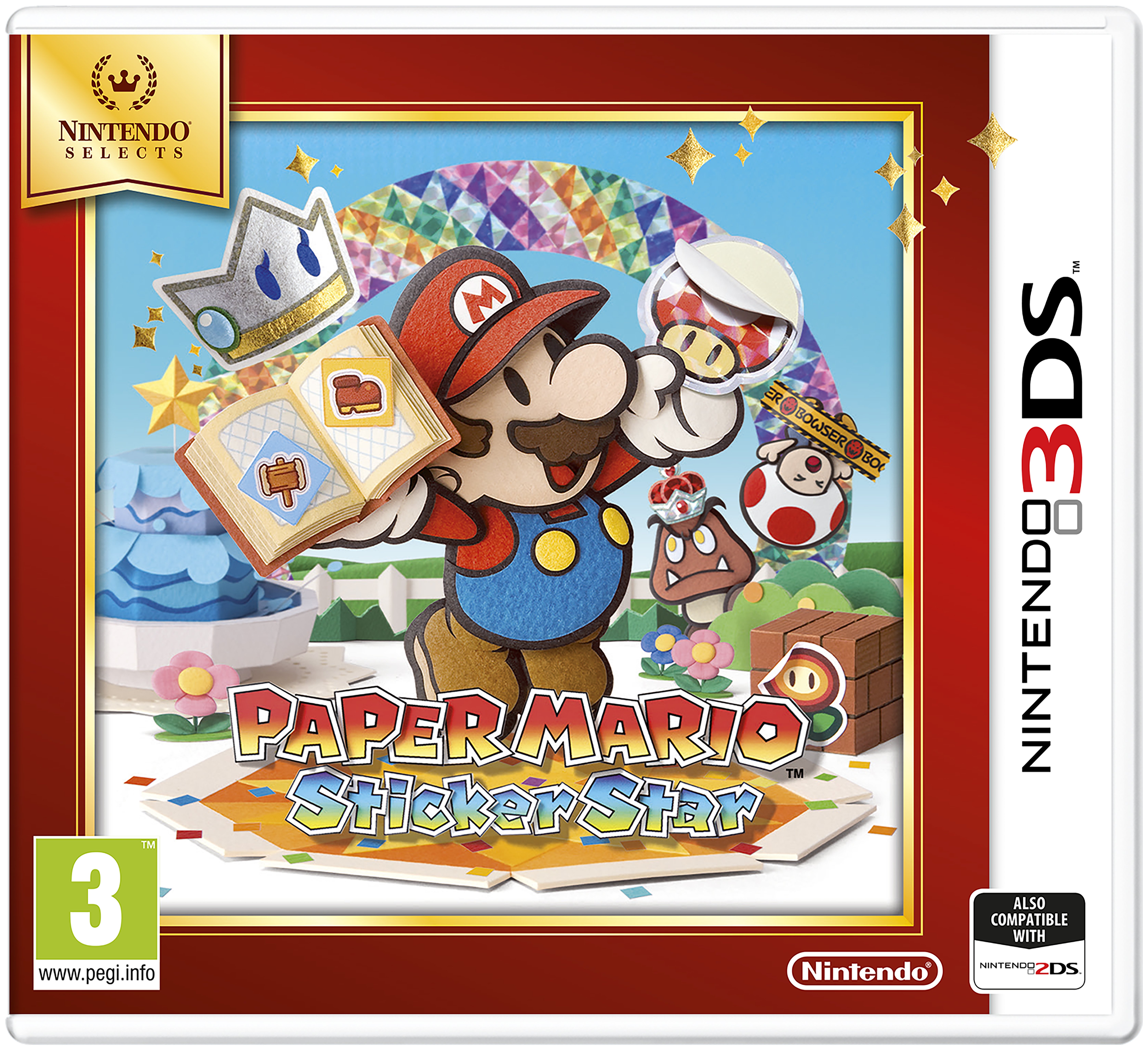 Paper Mario Sticker Star Nintendo Selects 3DS Game