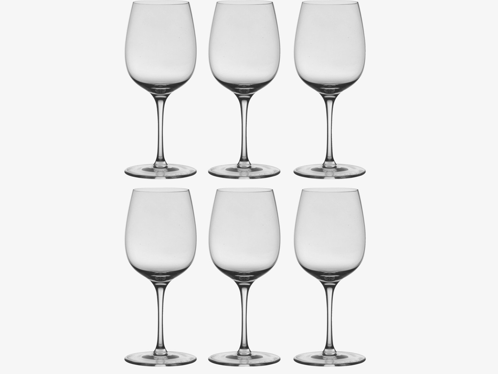 Habitat Vienna Set of 6 White Wine Glasses