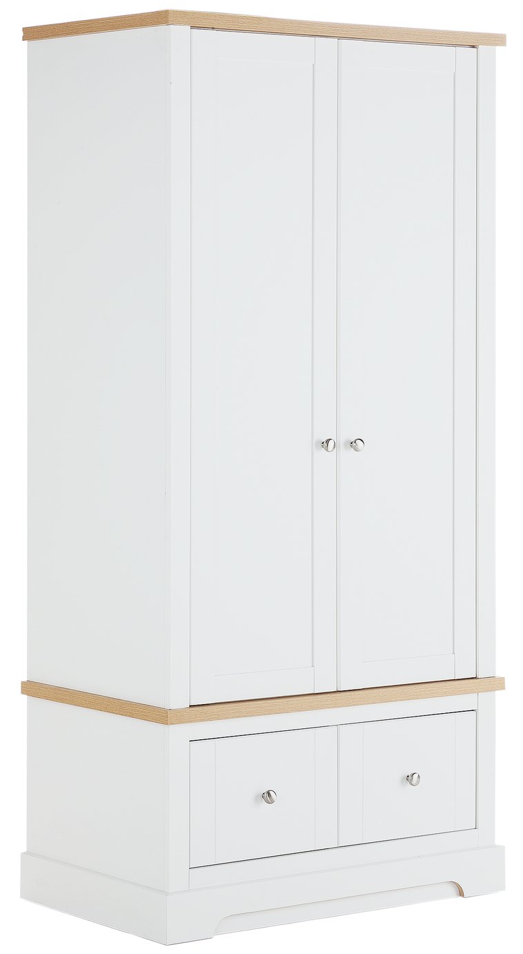 Argos Home Westbury 2 Door 2 Drawer Wardrobe - White