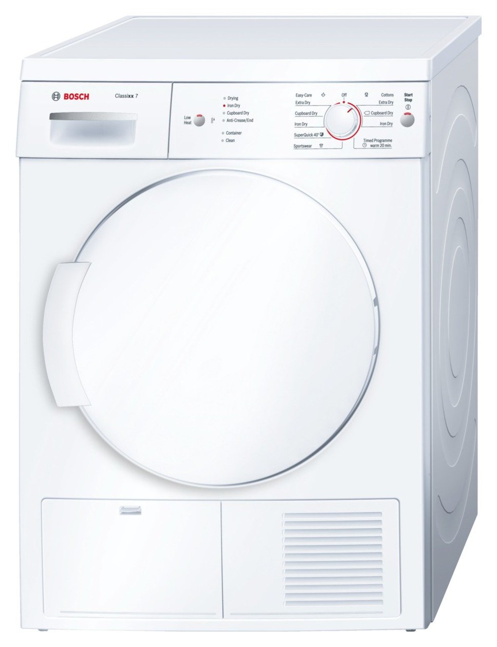 Bosch WTE84106GB Condenser Tumble Dryer - White