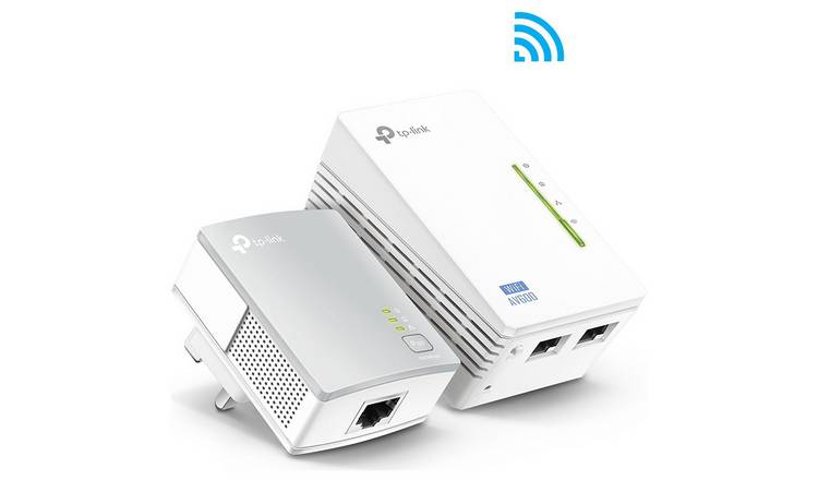 TP-LINK 300M Wi-Fi Extender Booster & 600MBPS Powerline Kit
