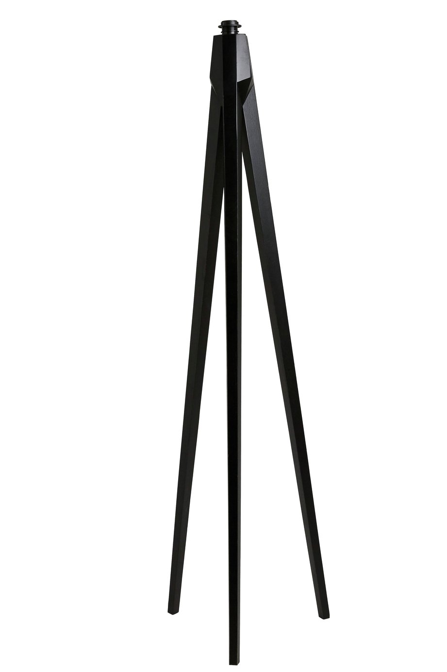 Habitat Tripod Dark Stained Wooden Floor Lamp