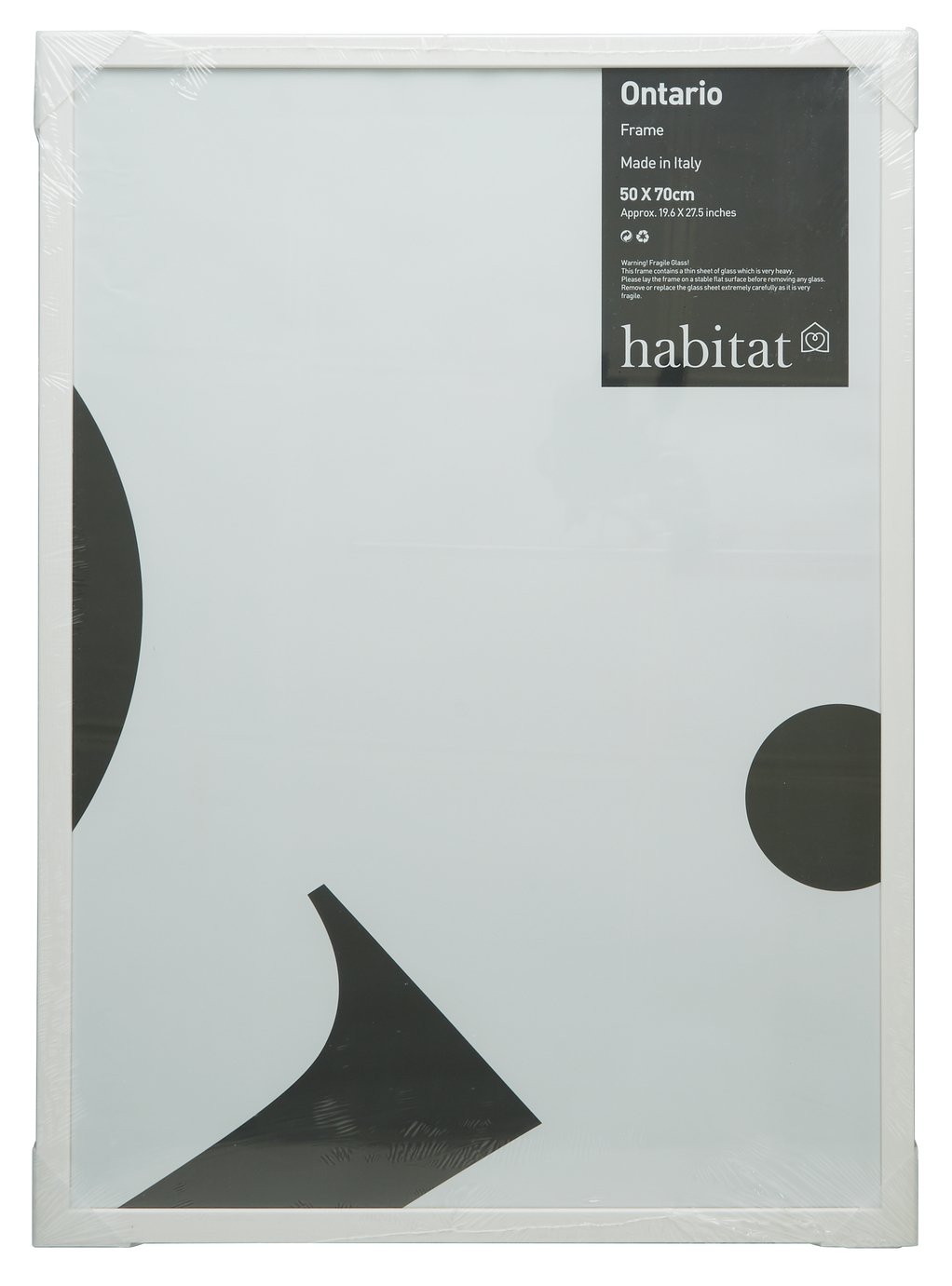 Habitat Ontario 50x70cm Picture Frame - White