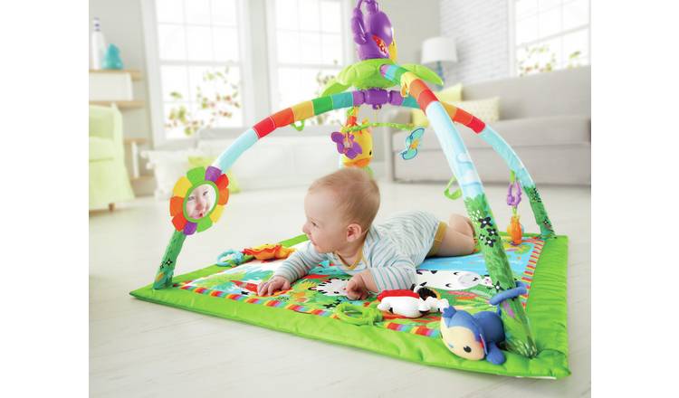 Buy Fisher Price Rainforest Music Lights Deluxe Gym Playmats