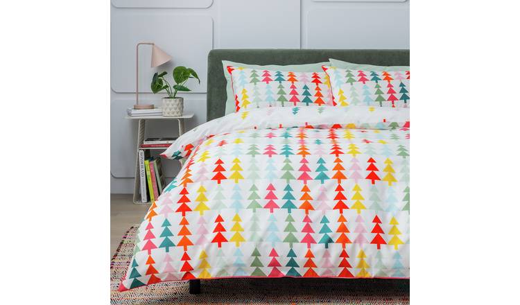 Habitat Christmas Trees Bedding Set - Double