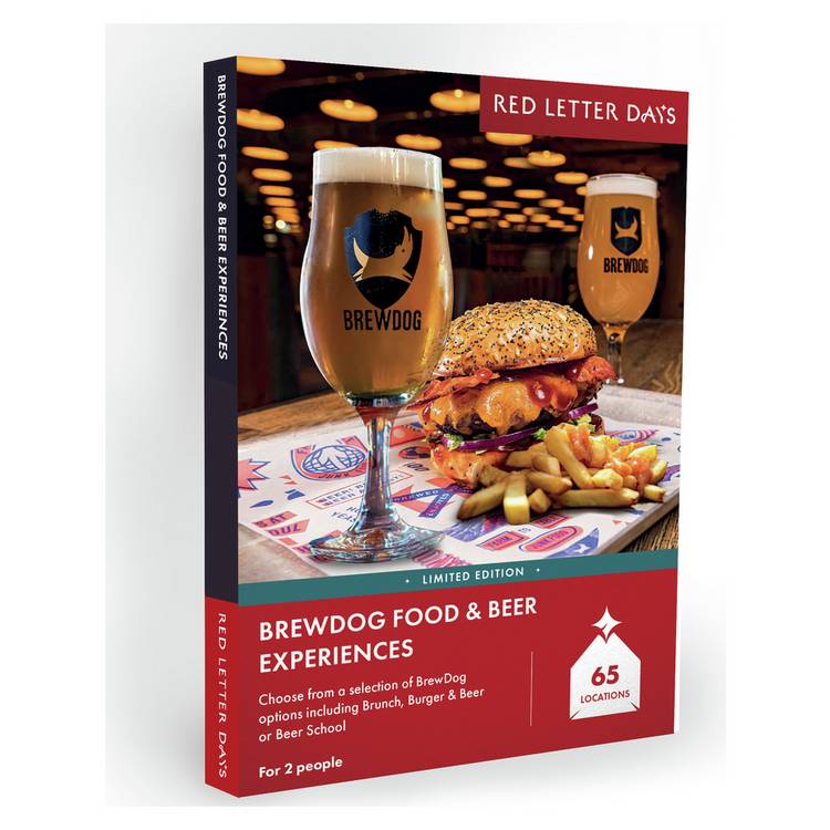 Red Letter Days BrewDog Food And Beer Gift Experience 0
