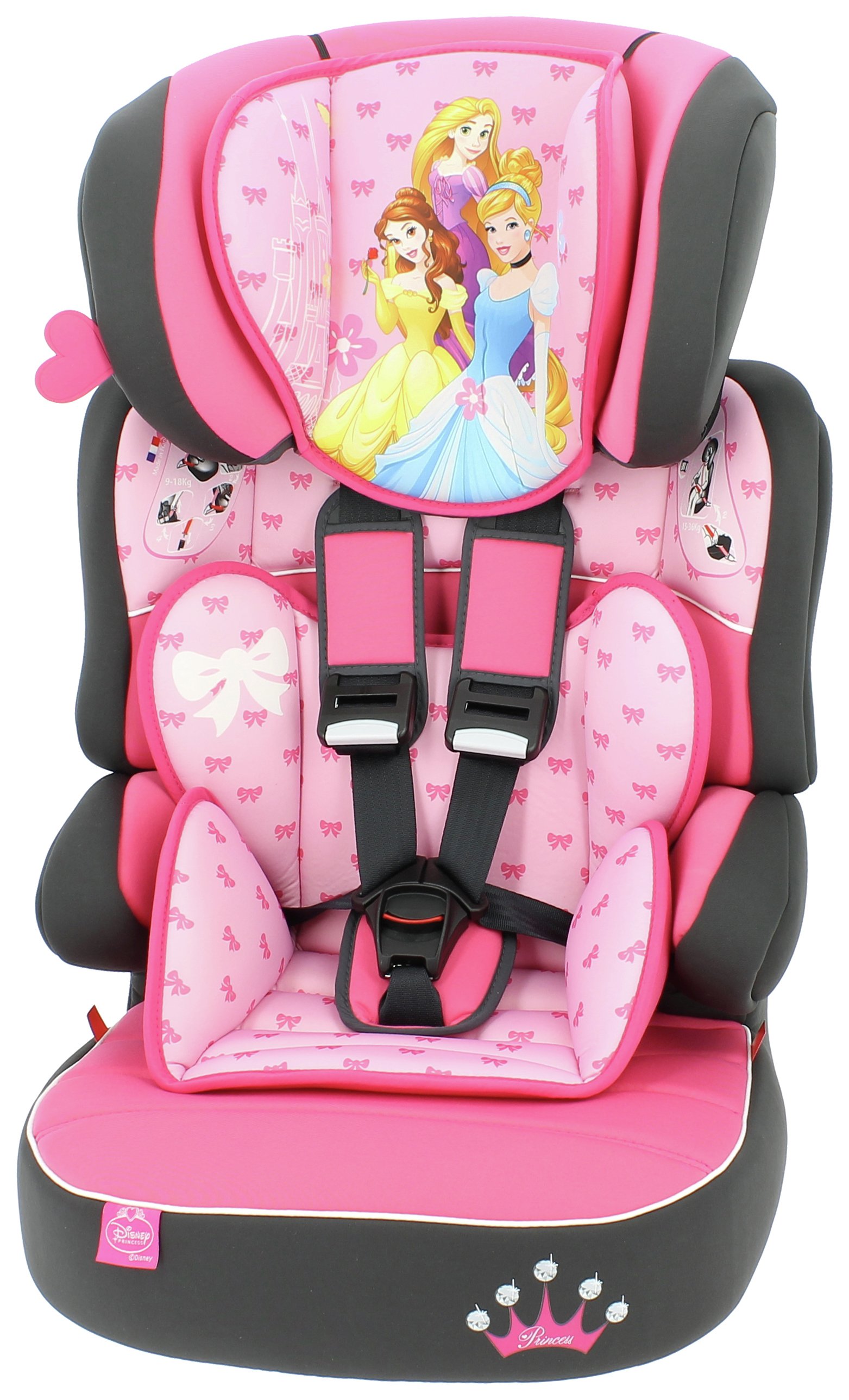 Disney Princess Beline Group 1 2 3 High Back Booster Seat 5637320 Argos Price Tracker pricehistory