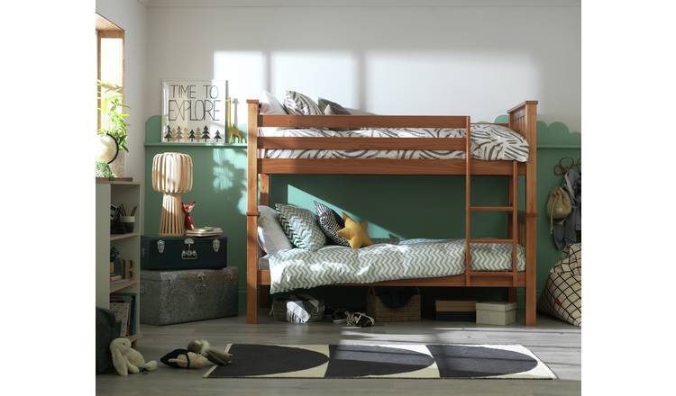 Habitat Heavy Duty Detachable Bunk and 2 Mattresses - Pine
