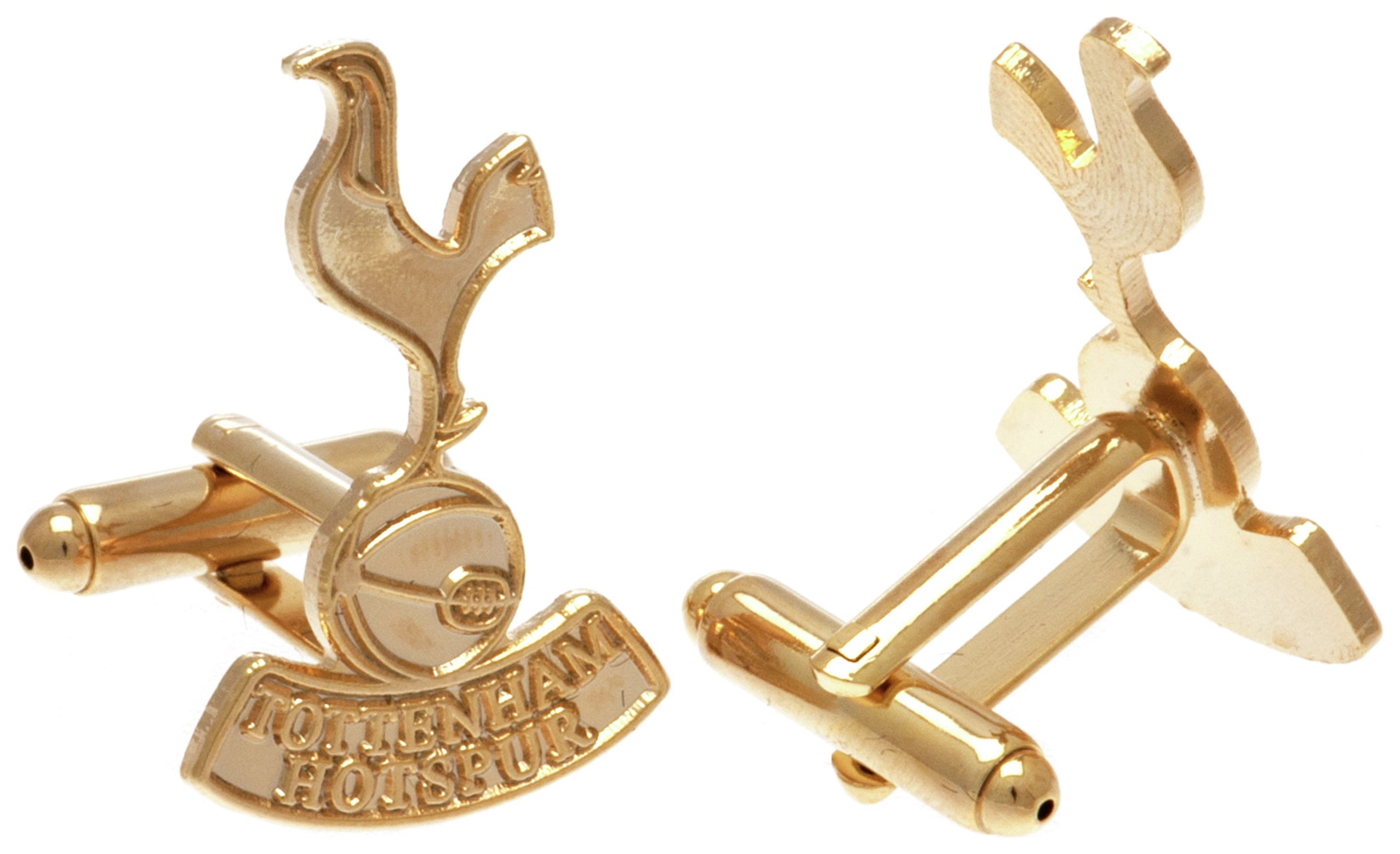 Gold Plated Tottenham Hotspur Cufflinks.