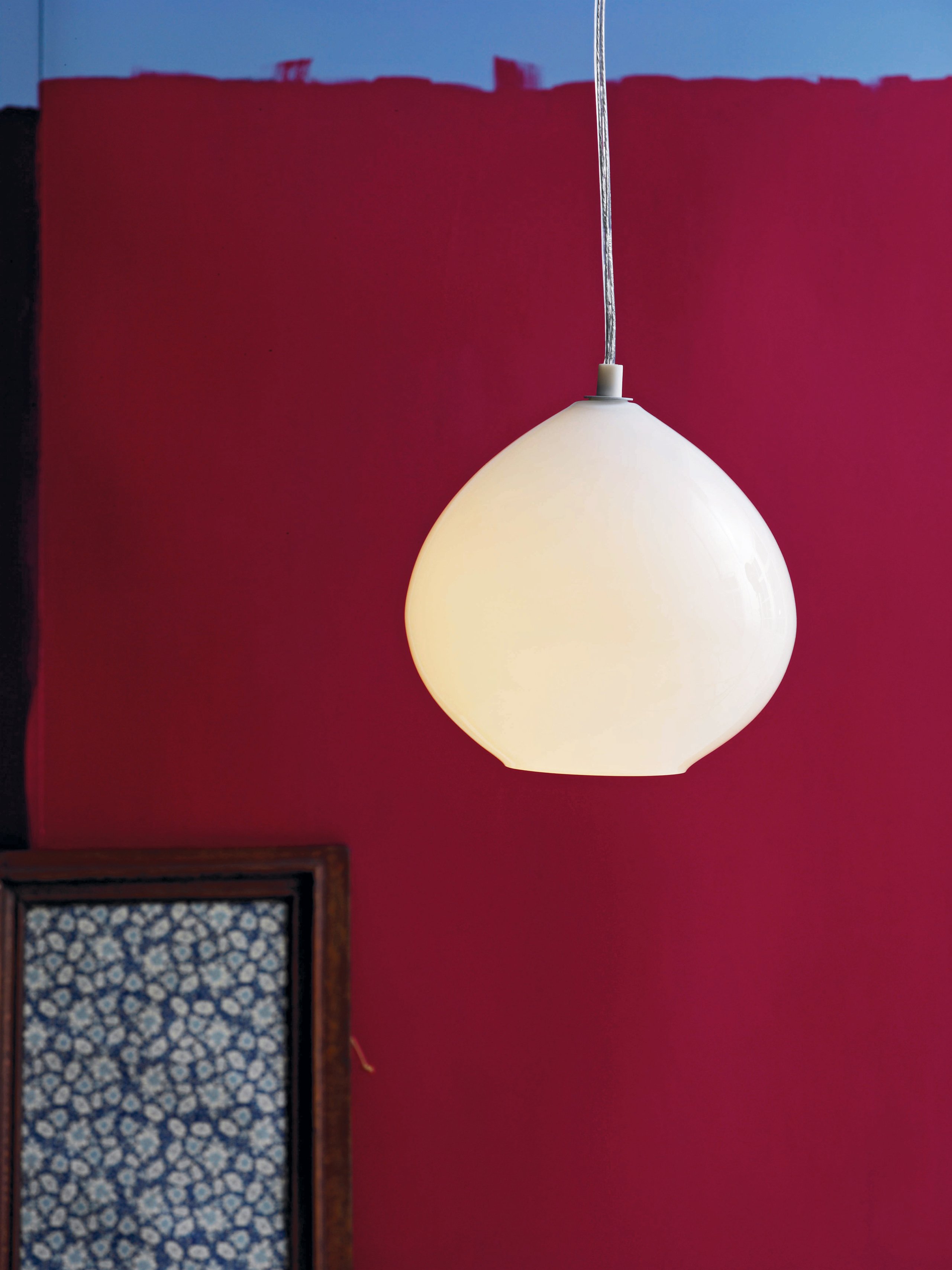 Habitat Sophie White Glass Pendant Light. Review