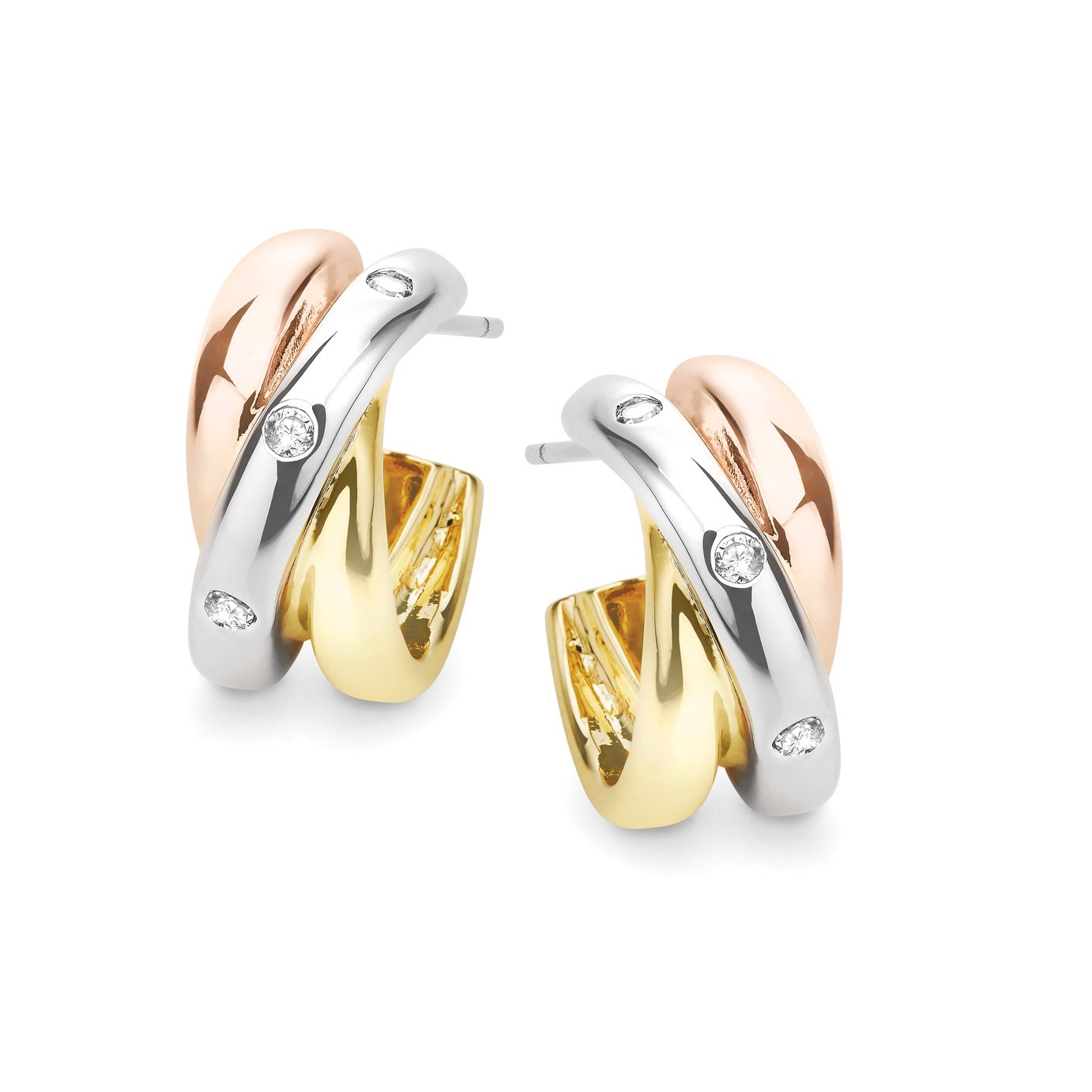 Buckley London 3 Tone Russian Trio Hoop Earrings Review