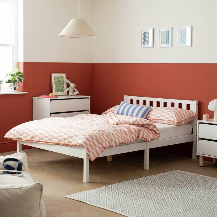 Habitat Ronnie Small Double Bed Frame - White 0