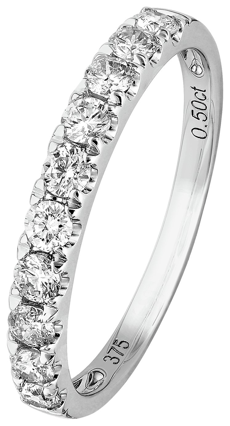 Revere 9ct White Gold 0.50ct tw Diamond Eternity Ring Review