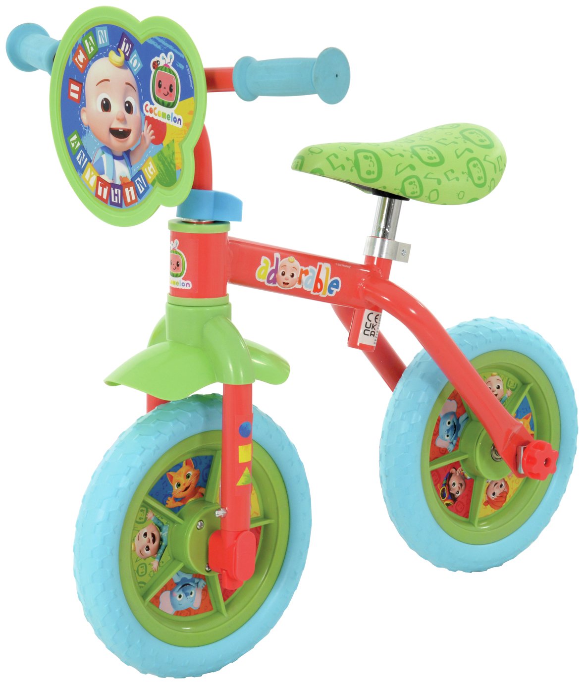 CoComelon 10 inch 2-in-1 Balance and Beginner Bike
