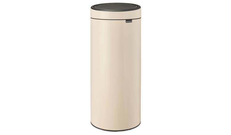 Brabantia 30 Litre Touch Top Bin - Soft Beige