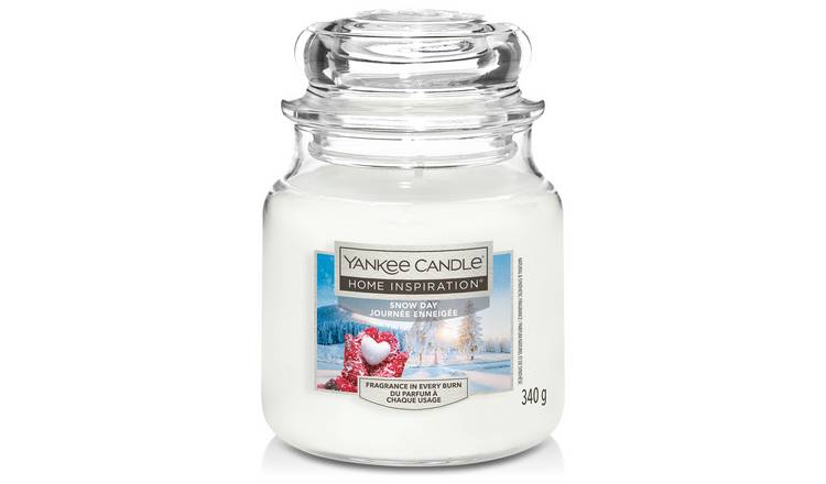 Yankee Home Inspiration Medium Jar Candle - Snow Day