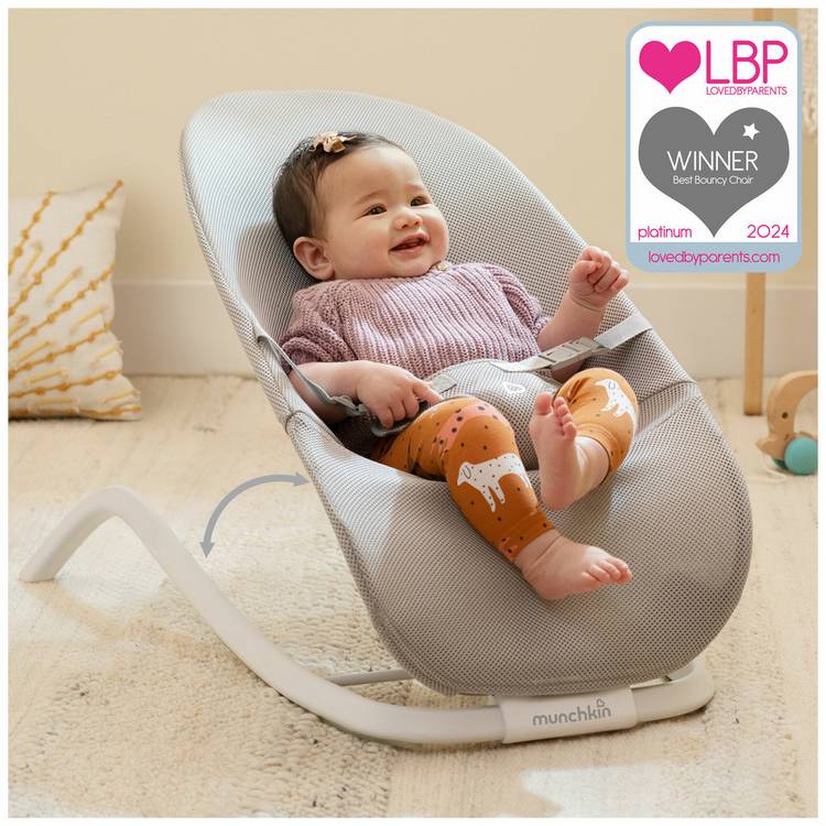 Munchkin 2-in-1 Spring Baby Bouncer & Rocker 0