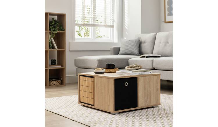 Argos Home Squares Coffee Table - Oak