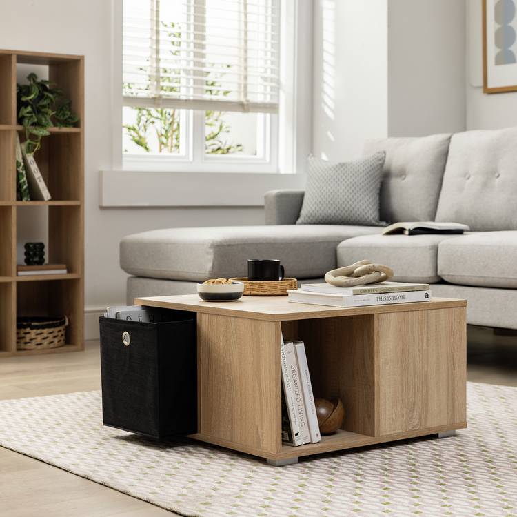 Argos Home Squares Coffee Table - Oak 0