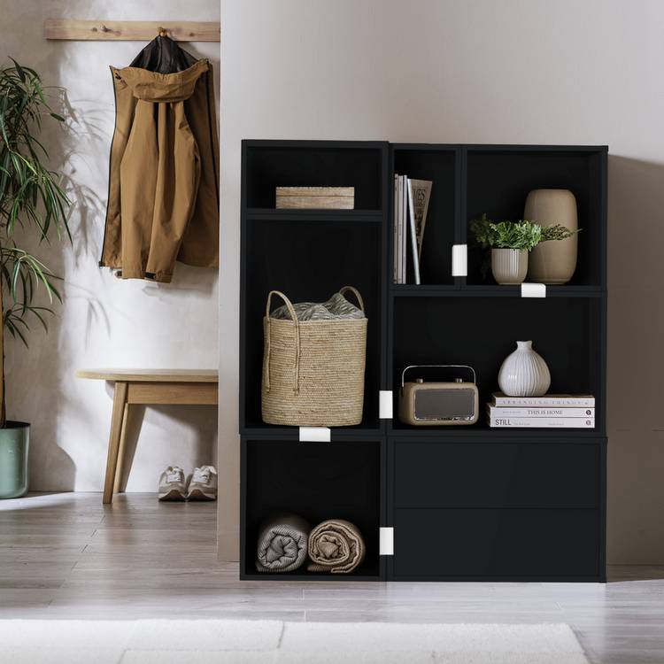 Habitat Rubrics Modular Large Bookcase - Black 0