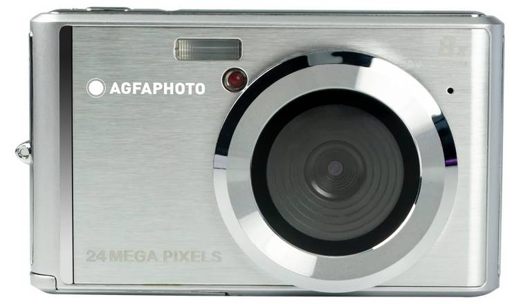 AGFA PHOTO DC5500 24MP 8x Zoom Compact Digital Camera Silver