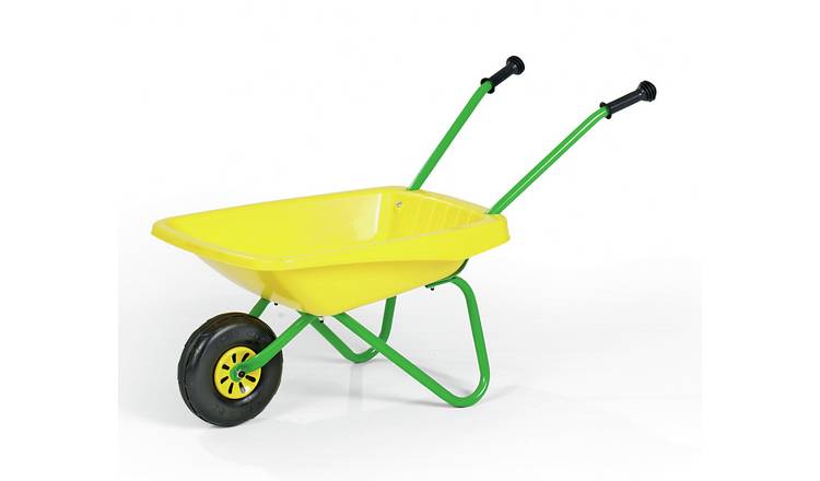 Buy Kids Metal N Plastic Wheelbarrow Yellow and Green Role play toys Argos