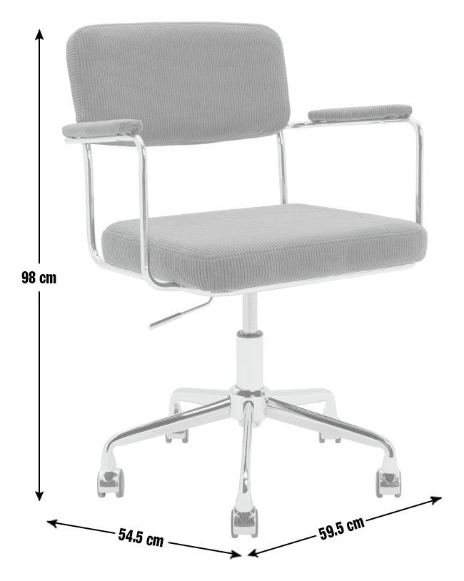 Ezra Fabric Office Chair - Olive 5