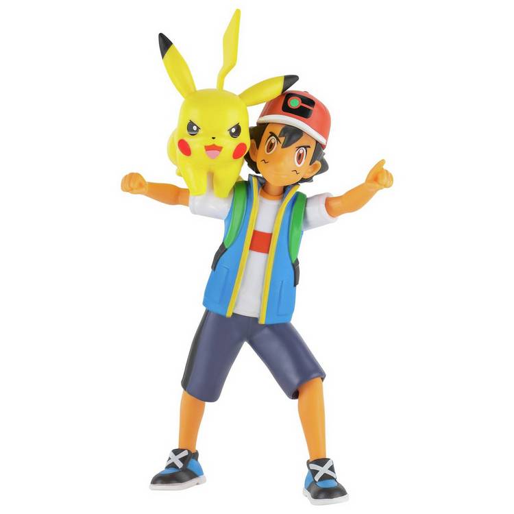 Pokemon 4.5 Inch Ash and Pikachu Action Figures 0