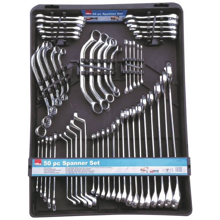 Hilka 50 Pieces Spanner Set 0