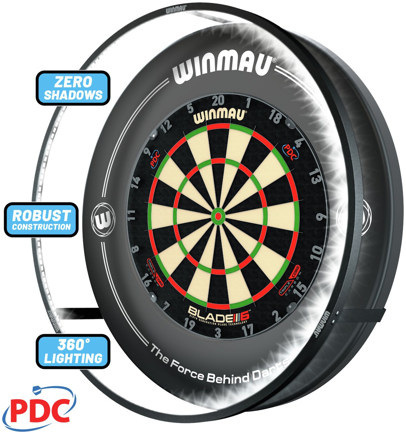 Winmau 360° Plasma Dartboard Light