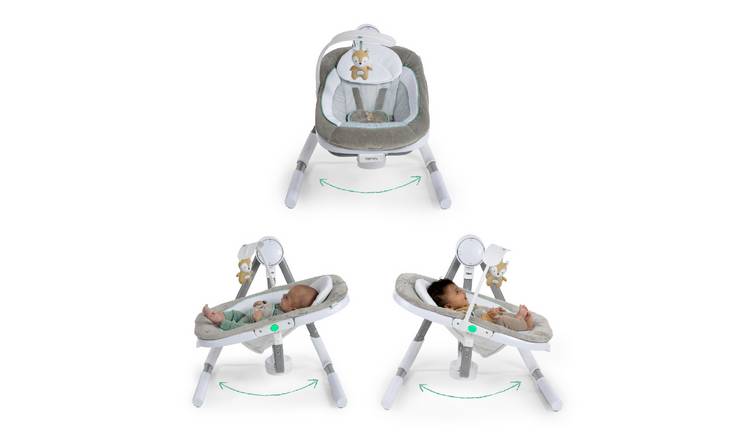 Buy Ingenuity AnyWay Sway Dual Direction Portable Baby Swing Ray Baby bouncers and swings Argos