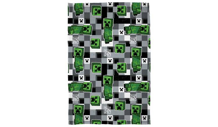 Minecraft Scribble Throw - Multicoloured - 150x100cm