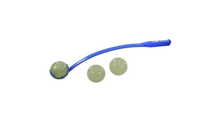 Rosewood Ball Launcher & Glow in the Dark Balls Dog Toy