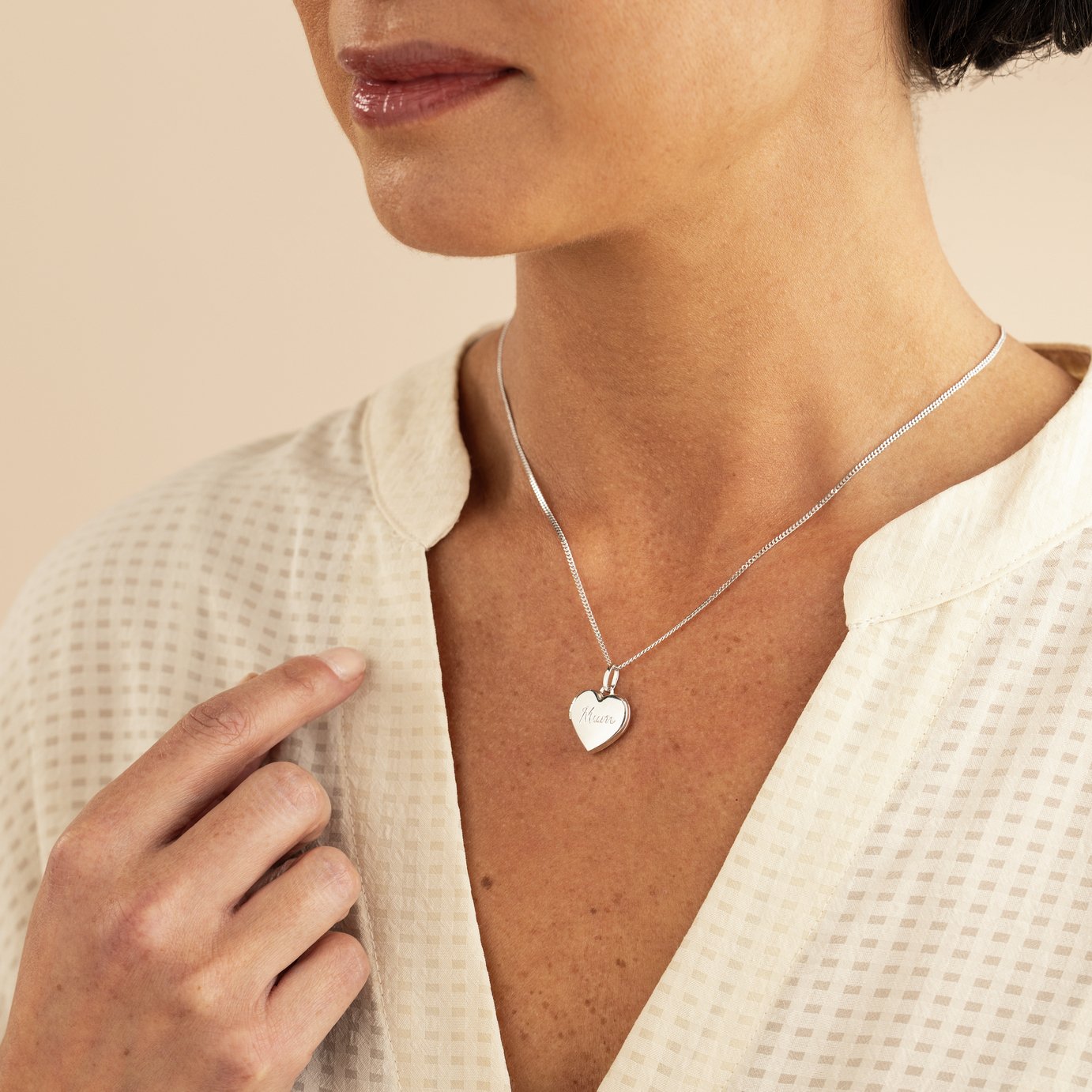Om Necklace - 925 Sterling Silver | Zoë & Morgan UK