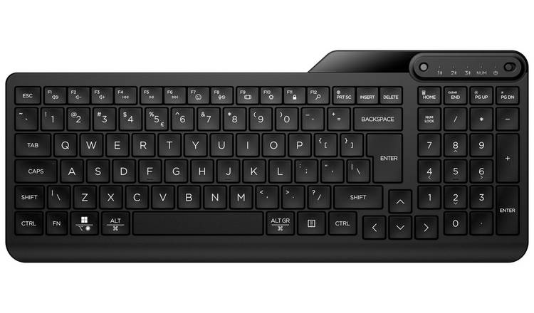 HP 460 Multi-Device Wireless Bluetooth Keyboard - Black